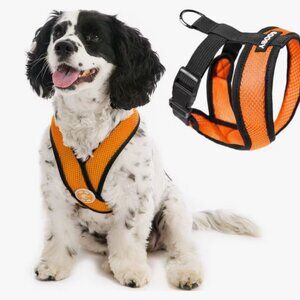 NEW Gooby Comfort X Mesh Dog Harness Bright Orange Adjustable Size Small